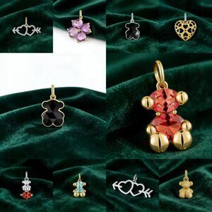 TOUS Vermeil Silver Bear Mini Bear Gold Pushback 925 S925 Earrings ⚠️ 72hrs